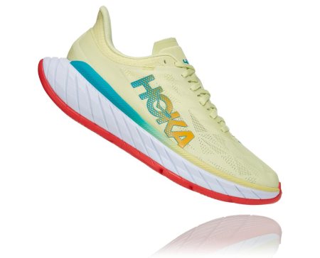 Hoka One One Carbon X 2 Moški Road Tekaški Čevlji Zelena / Koralna SI-469187G